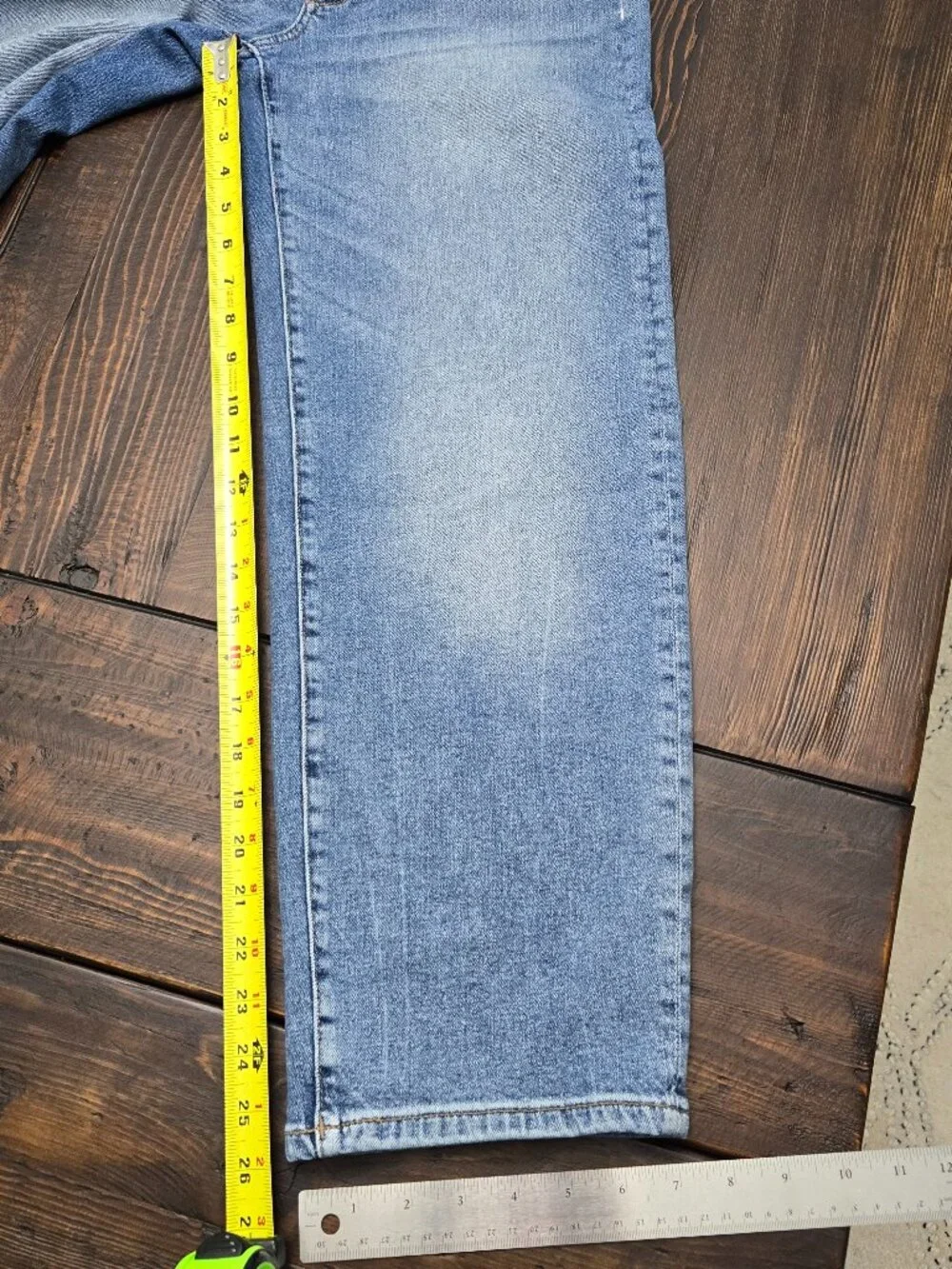 DL1961 Thea Boyfriend Maternity Jeans Womens 27 Blue Stretch Denim Under Belly